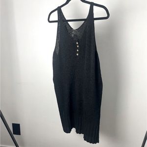 Worthington Black Knit Cover Up Dress or Tunic